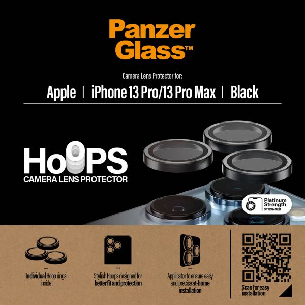 PanzerGlass Protection Caméra Hoop Optic Rings iPhone 13 Pro / 13 Pro Max