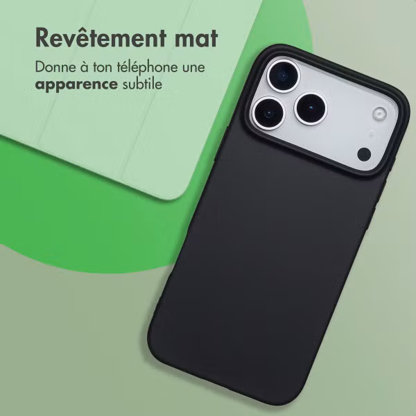 imoshion Coque Couleur Apple iPhone 17 Pro Max - Noir