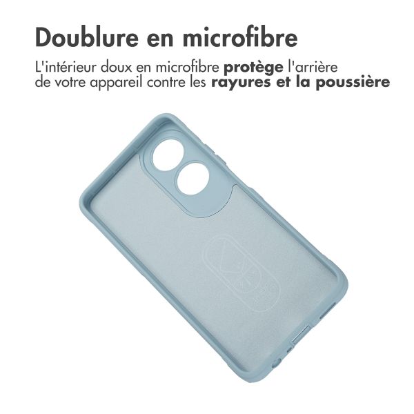 imoshion Coque arrière EasyGrip Oppo A60 4G - Bleu clair