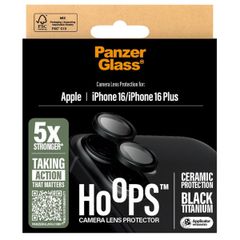 PanzerGlass Protection Caméra Ceramic Hoops iPhone 16 / 16 Plus