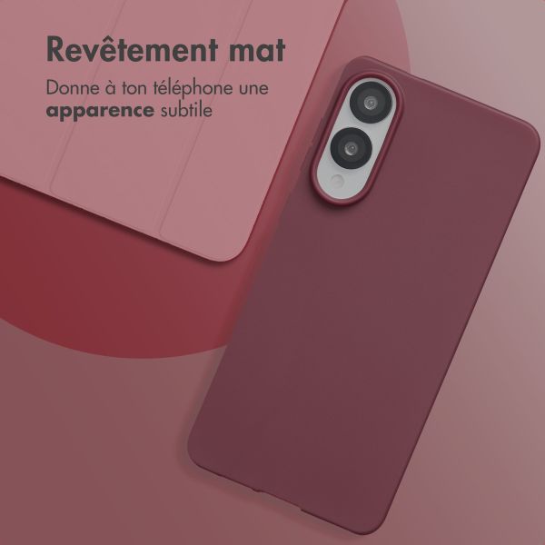 imoshion Coque Couleur Samsung Galaxy S25 Edge - Wine Red