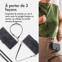 imoshion Etui de télephone portefeuille avec cordon Motorola Edge 70 Fusion - Noir