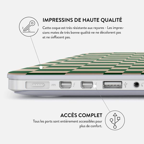 Burga Coque Rigide Apple MacBook Air 13 pouces (2022 / 2024 M3 chip / 2025 M4 chip) - Ivy League