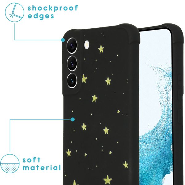 imoshion Coque Design avec cordonSamsung Galaxy S22 - Stars Gold