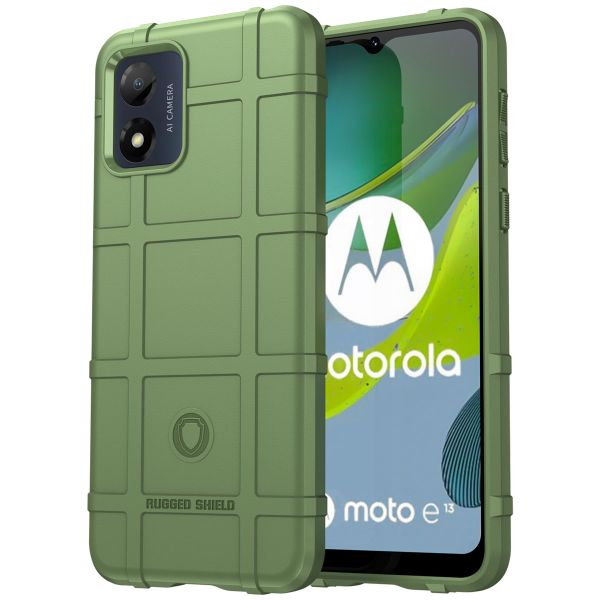 imoshion Coque Arrière Rugged Shield Motorola Moto E13 - Vert