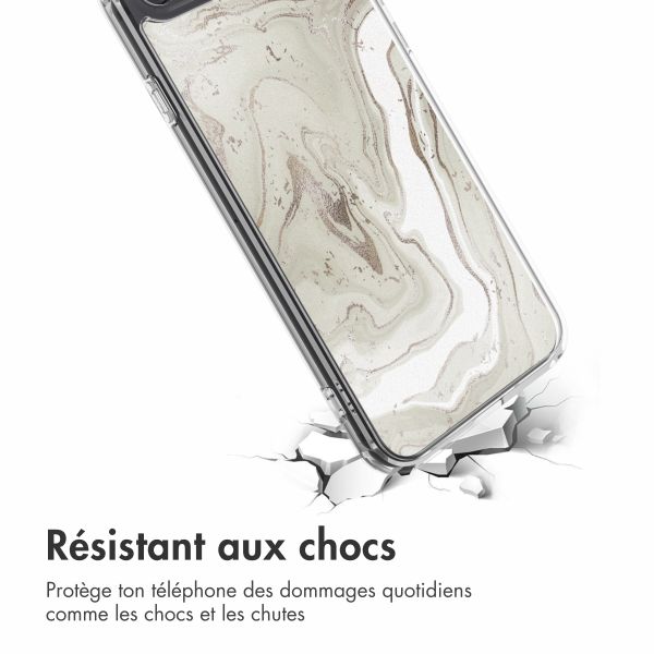 imoshion Coque Design Apple iPhone SE (2022 / 2020) / 8 / 7 - Sandy Marble