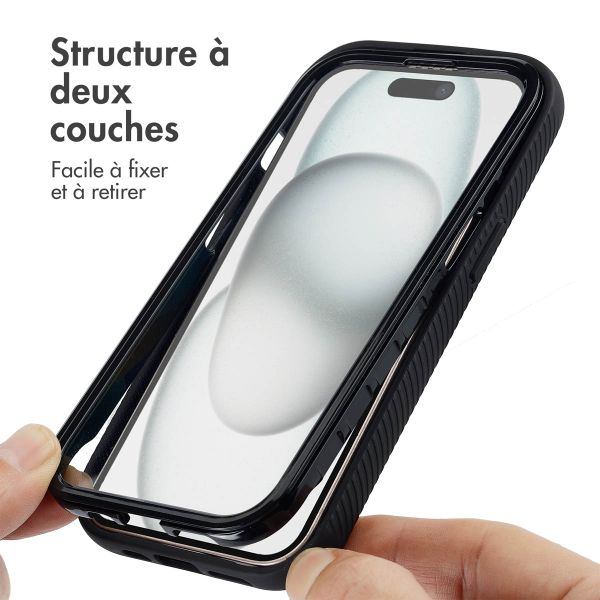 imoshion Coque 360° Full Protective iPhone 15 - Noir