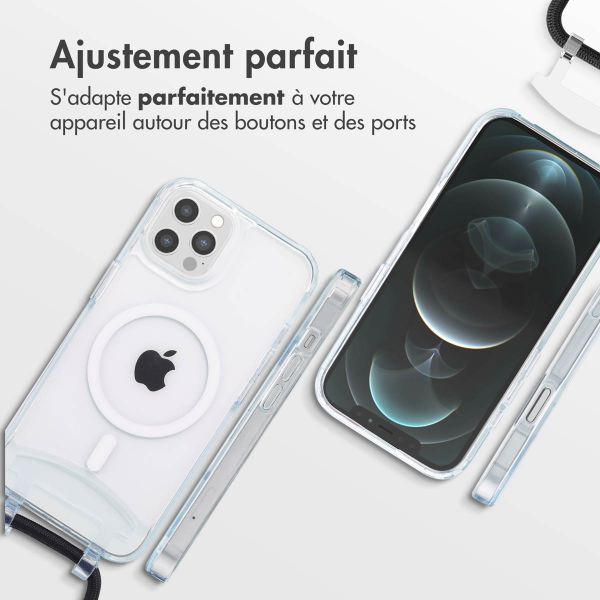 imoshion Coque MagSafe avec cordon amovible iPhone 12 Pro Max - Transparent