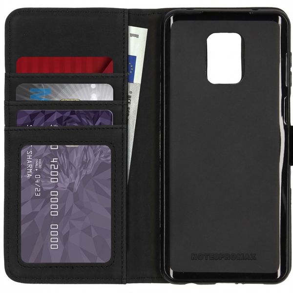 imoshion Étui de télephone portefeuille de luxe Xiaomi Redmi Note 9 Pro / 9S - Bleu foncé
