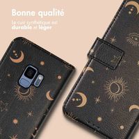 imoshion Étui de télephone portefeuille Design Samsung Galaxy S9 - Sky Black