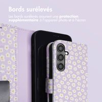 imoshion Étui de télephone portefeuille Design Samsung Galaxy S23 FE - White Daisy