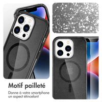 imoshion Coque Sparkle avec MagSafe iPhone 14 Pro Max - Noir