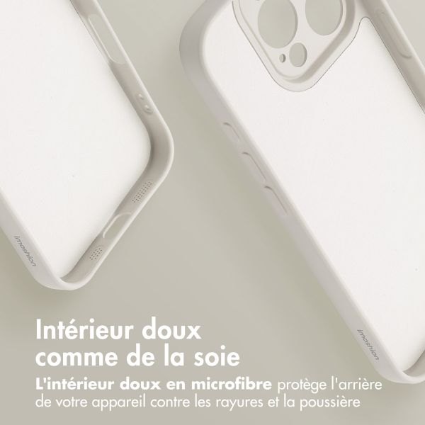 imoshion Coque Couleur avec MagSafe Apple iPhone 16 Pro Max - Beige