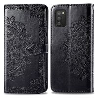 imoshion Etui de téléphone portefeuille Mandala Samsung Galaxy A03s - Noir