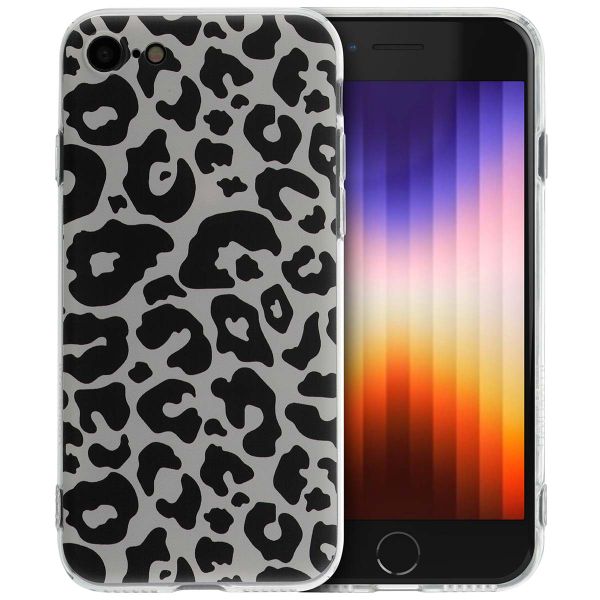 imoshion Coque Design Apple iPhone SE (2022 / 2020) / 8 / 7 - Leopard Transparent