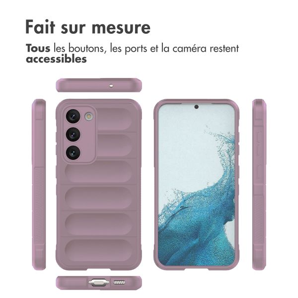 imoshion Coque arrière EasyGrip Samsung Galaxy S23 Plus - Violet