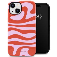 Selencia Coque arrière Vivid Tough iPhone 14 - Dream Swirl Pink