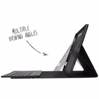 Accezz Étui de tablette Bluetooth Clavier Samsung Galaxy Tab A11 Plus - QWERTY / NL - Noir