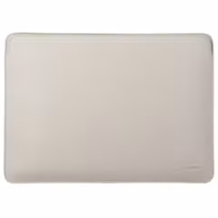 Accezz Leather Pochette ordinateur le Apple MacBook 15 pouces - Beige
