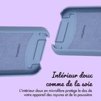 Coque de couleur personnalisée MagSafe avec cordon amovible  et cœur élégant iPhone 13 - Ash Blue