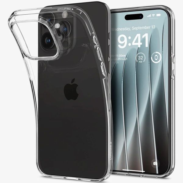 Spigen Coque Liquid Crystal iPhone 15 Pro Max - Transparent