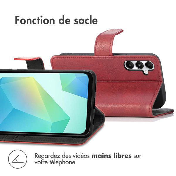 imoshion Étui de téléphone portefeuille Luxe Samsung Galaxy A16 5G - Rouge