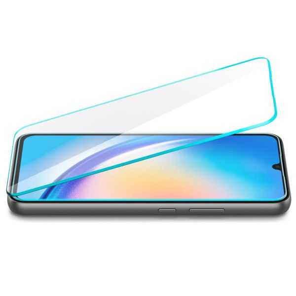 Spigen Protection d'écran en verre trempé GLAStR Slim 2-pack Samsung Galaxy A34 (5G)
