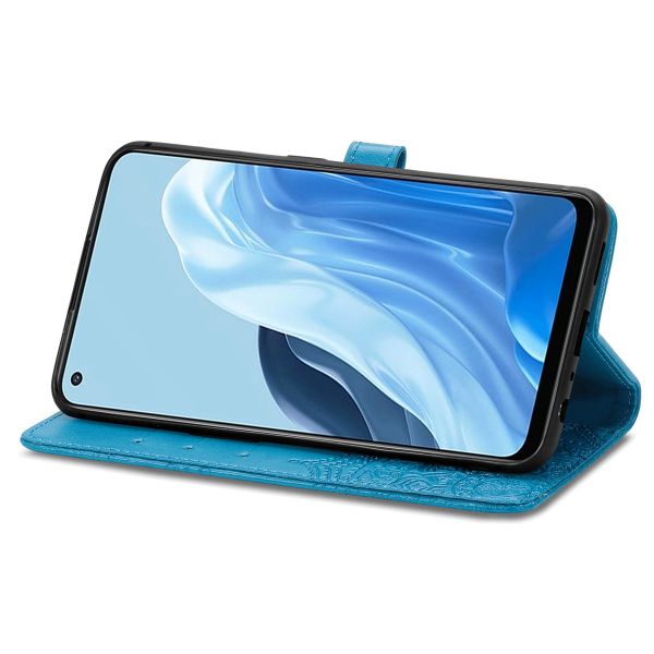 imoshion Etui de téléphone Mandala Oppo Find X5 Lite 5G - Turquoise