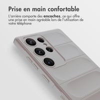 imoshion Coque arrière EasyGrip Samsung Galaxy S23 Ultra - Gris