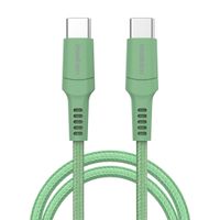 imoshion Braided USB-C vers câble USB-C - 2 mètre - Vert