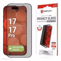 Displex Protection d'écran en verre trempé Privacy Apple iPhone 17 / 17 Pro