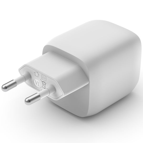 Belkin ﻿Adaptateur Boost↑Charge™ GaN Pro 2 ports - USB-C - 45 W - Blanc