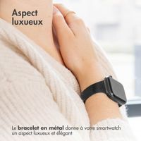 imoshion Bracelet pliant Milanese Xiaomi Mi Band 7 - Noir