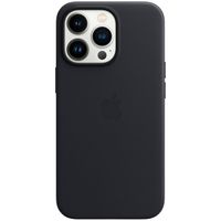 Apple Coque Leather MagSafe Apple iPhone 13 Pro - Midnight