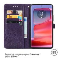 imoshion Etui de téléphone portefeuille Motorola Edge 50 Pro - Violet