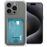 imoshion Coque silicone avec support de passe iPhone 15 Pro Max - Transparent