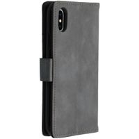 imoshion Étui de téléphone portefeuille Luxe iPhone Xs / X - Gris