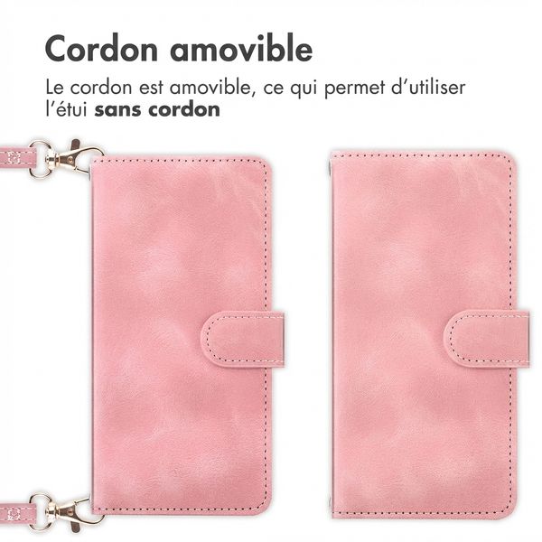 imoshion Etui de télephone portefeuille avec cordon OnePlus 15 - Rose