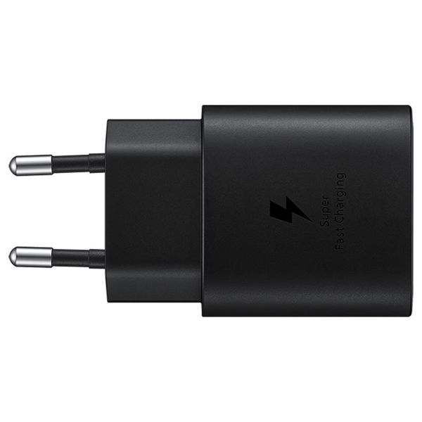 Samsung Fast Charging Adapter USB-C Original - Chargeur - Connexion USB-C - 25W - Noir