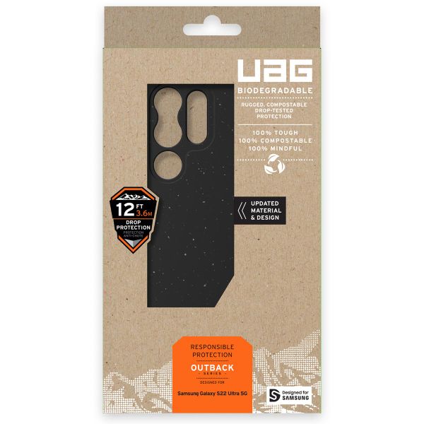 UAG Coque Outback Samsung Galaxy S22 Ultra - Noir