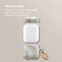 Selencia Coque Vivid Apple AirPods 1 / 2 - Desert Waves Beige