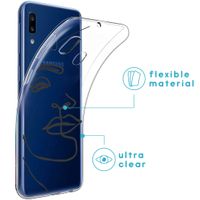 imoshion Coque Design Samsung Galaxy A20e - Visage abstrait - Noir