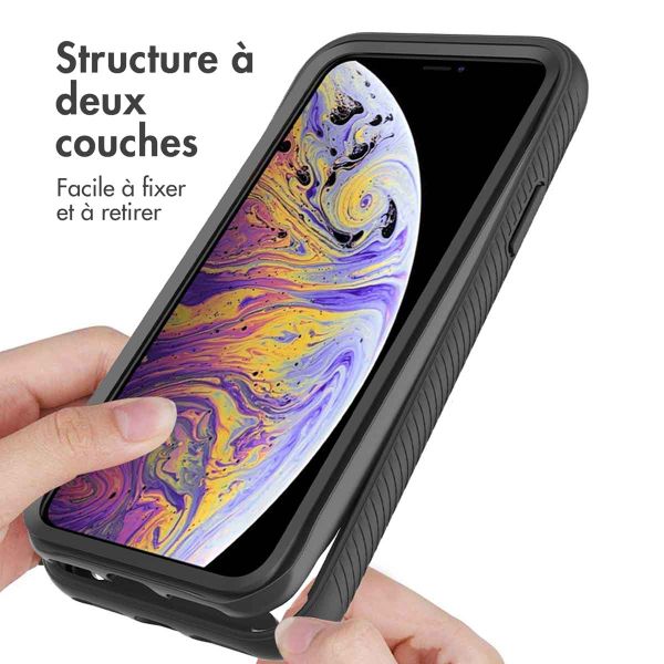 imoshion Coque 360° Full Protective iPhone Xs / X - Noir