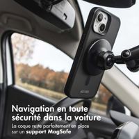 Accezz Coque Givrée Robuste avec MagSafe Apple iPhone 16 - Noir