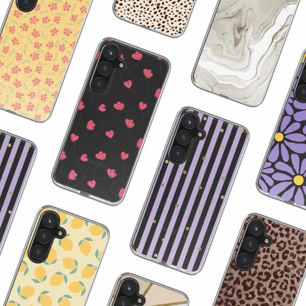 imoshion Coque Design Samsung Galaxy S24 FE - Dusty Rose Connected Hearts