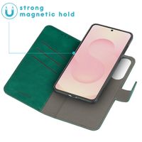 imoshion Etui de télephone luxe 2-en-1 amovible Samsung Galaxy S25 Edge - Vert foncé