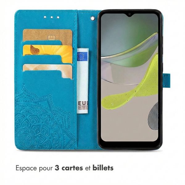 imoshion Etui de télephone Mandala Motorola Moto E13 - Turquoise