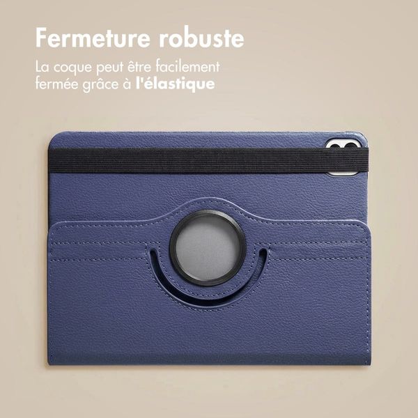 imoshion Coque tablette rotatif à 360° Apple iPad Pro 12.9 (2020/2021/2022) - Bleu foncé