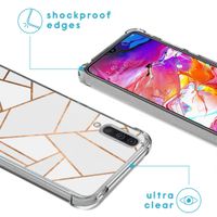 imoshion Coque Design avec cordon Samsung Galaxy A70 - White Graphic