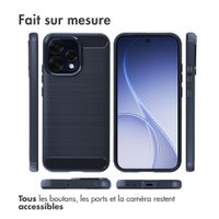 imoshion Coque Brushed Oppo Reno15 F (5G) - Bleu foncé